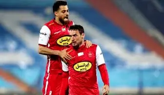 گل اول پرسپولیس به نساجی توسط گولسیانی+فیلم