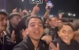 فیلم/ جشن خیابانی ساکنان غزه پس از خبر توافق
