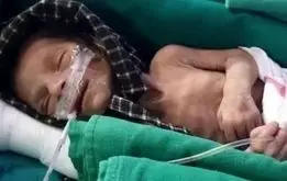 تلاش برای نجات جان نوزاد زنده به گور شده!