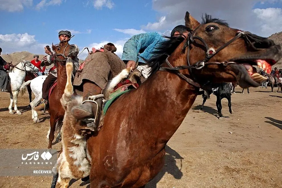 مسابقات بُزکشی در افغانستان + عکس