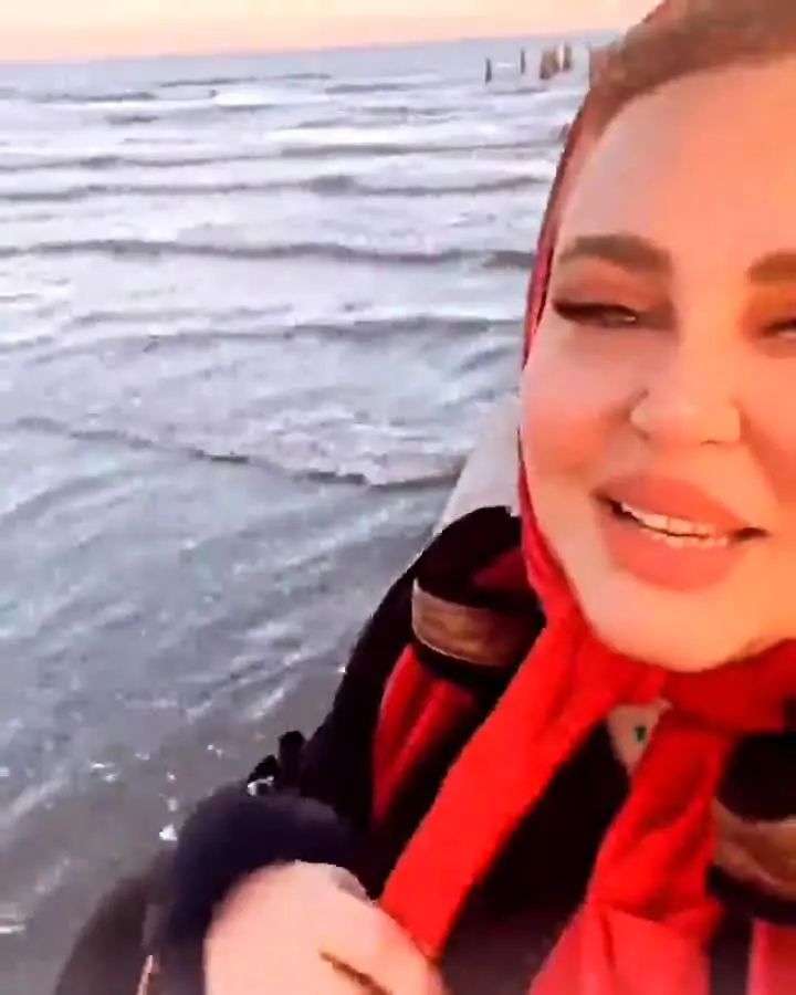 حجاب بهاره رهنما در بندر انزلی سوژه شد + فیلم