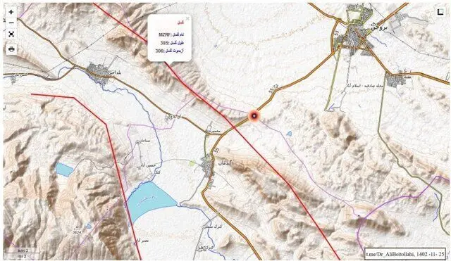 زلزله‌خیزترین استان کشور کدام است؟
