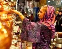 حجاب بلاگر روس در بازار تجریش + فیلم