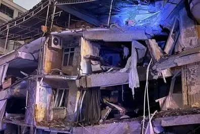 حجم ویرانی های زلزله ترکیه