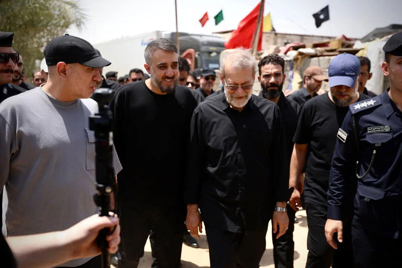 لاریجانی ایران را ترک کرد + فیلم