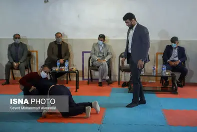 حسن یزدانی در آسایشگاه معلولین ذهنی شهید بهشتی مشهد