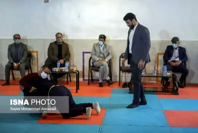 حسن یزدانی در آسایشگاه معلولین ذهنی شهید بهشتی مشهد