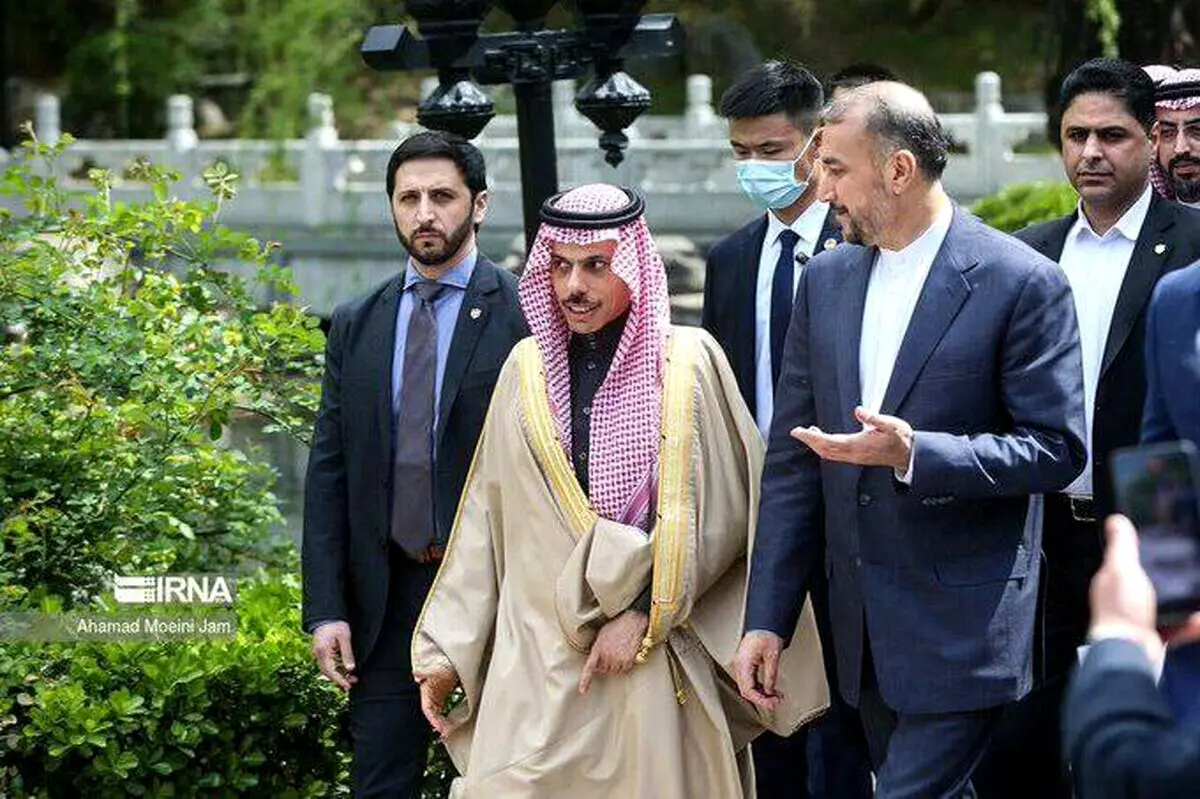 تصاویر وزیر خارجه عربستان در تهران