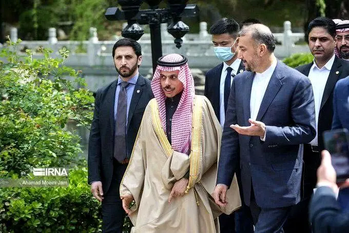 امیرعبداللهیان میهمان امیران عربستان