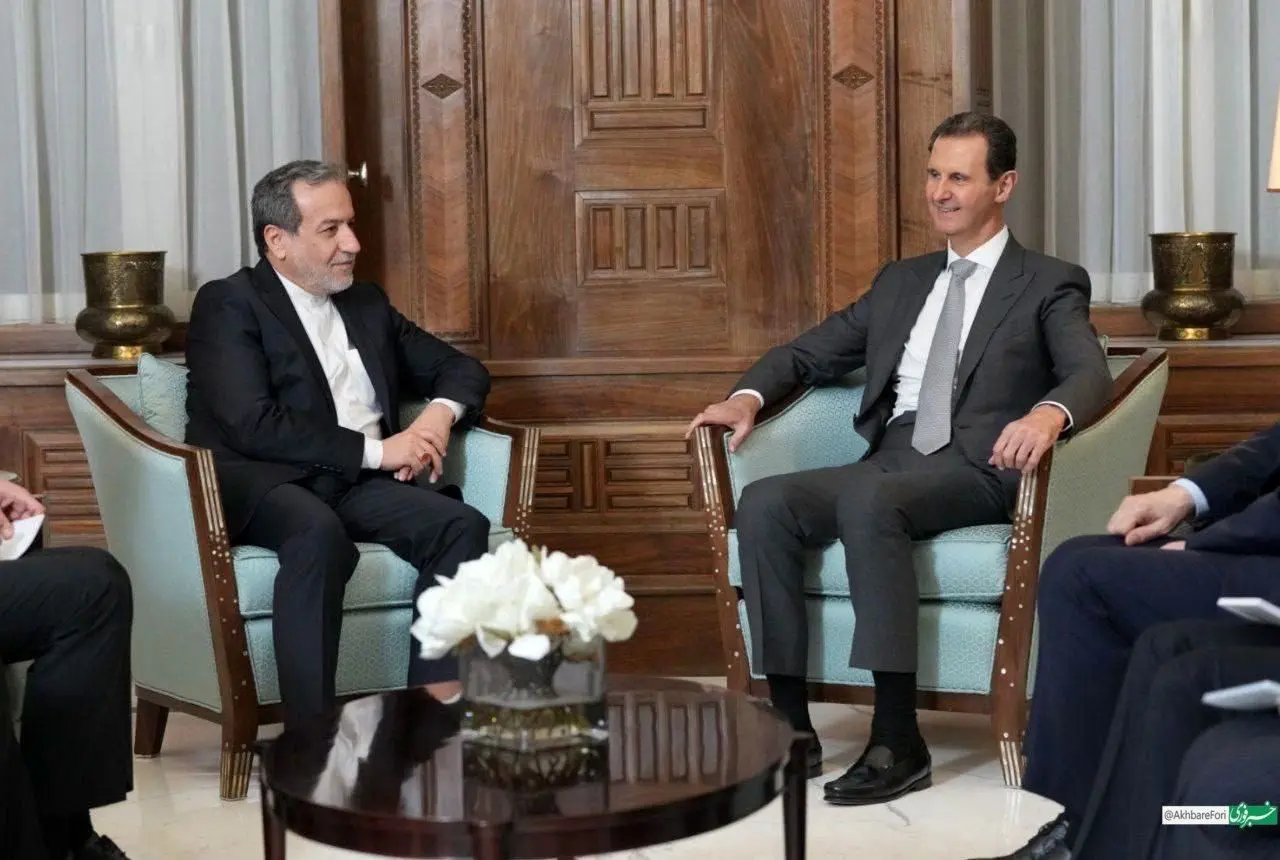 بشار اسد پیدا شد؛ تصاویری از دیدار مهم عراقچی با بشار اسد در دمشق

