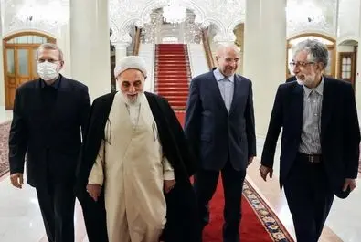 قالیباف میزبان ناطق نوری، حداد عادل و لاریجانی