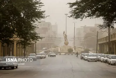 گرد و خاک در اهواز