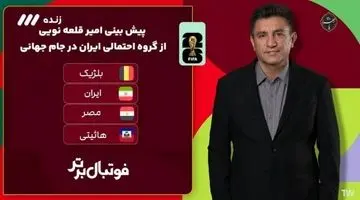 گروه ایران در جام جهانی مشخص شد؛ایران صعود می‌کند؟ 
