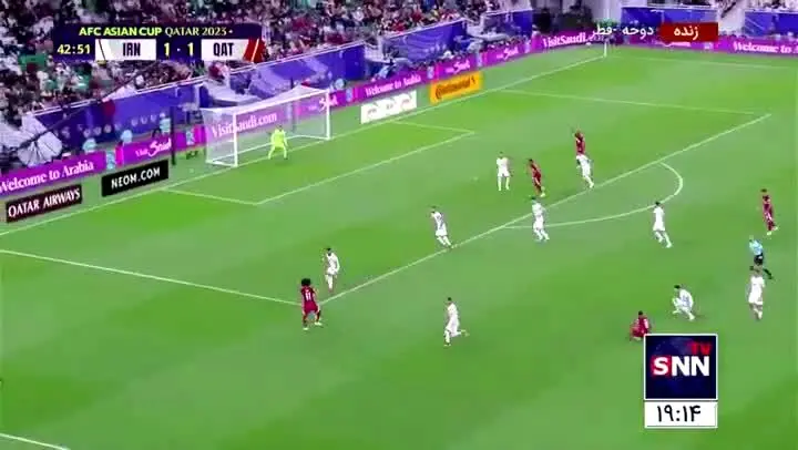 گل دوم قطر به تیم ملی ایران، قطر 2- ایران 1 / ویدئو