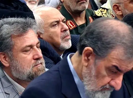 چهره متفاوت ظریف و آذری جهرمی در مراسم تنفیذ پزشکیان