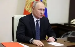 پسر ۱۰ ساله پنهانی پوتین برای اولین‌بار دیده شد + فیلم