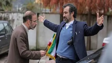 ویدئویی از پشت صحنه پایتخت پنج منتشر شد/حرکت عجیب محسن تنابنده

