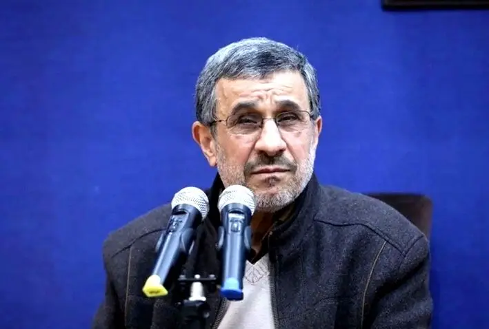 تصویر احمدی نژاد بعد از حمله اسراییل 