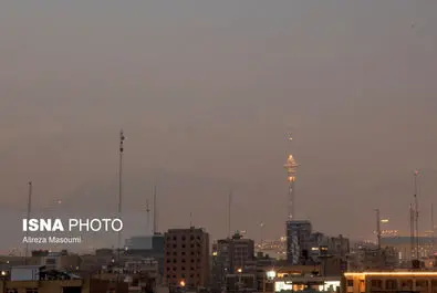 آلودگی شب‌های تهران