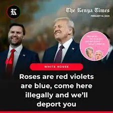 پیام صورتی ترامپ به مهاجران در روز ولنتاین!
