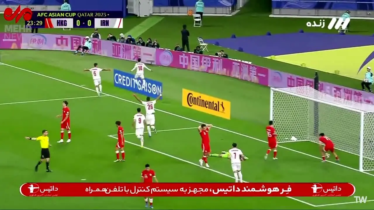  گل  ایران به هنگ کنگ توسط مهدی قایدی/ویدئو

