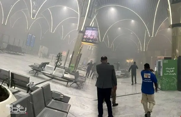  آتش‌سوزی در فرودگاه بغداد