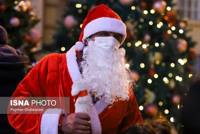 حال و هوای محله جلفا در شب‌های کریسمس