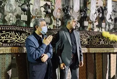 مراسم تاسوعا احمدی نژاد