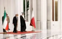 لحظه استقبال رسمی پزشکیان از امیر قطر در تهران + فیلم