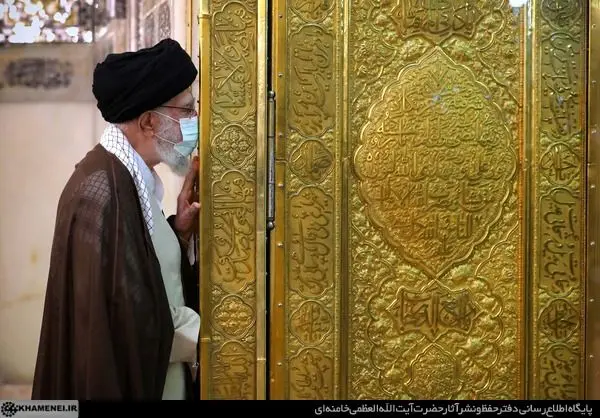 سفر رهبر انقلاب به مشهد پس از چند سال | غبارروبی مضجع  مطهر رضوی | عکس