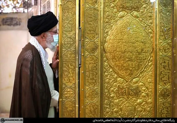 سفر رهبر انقلاب به مشهد پس از چند سال | غبارروبی مضجع  مطهر رضوی | عکس