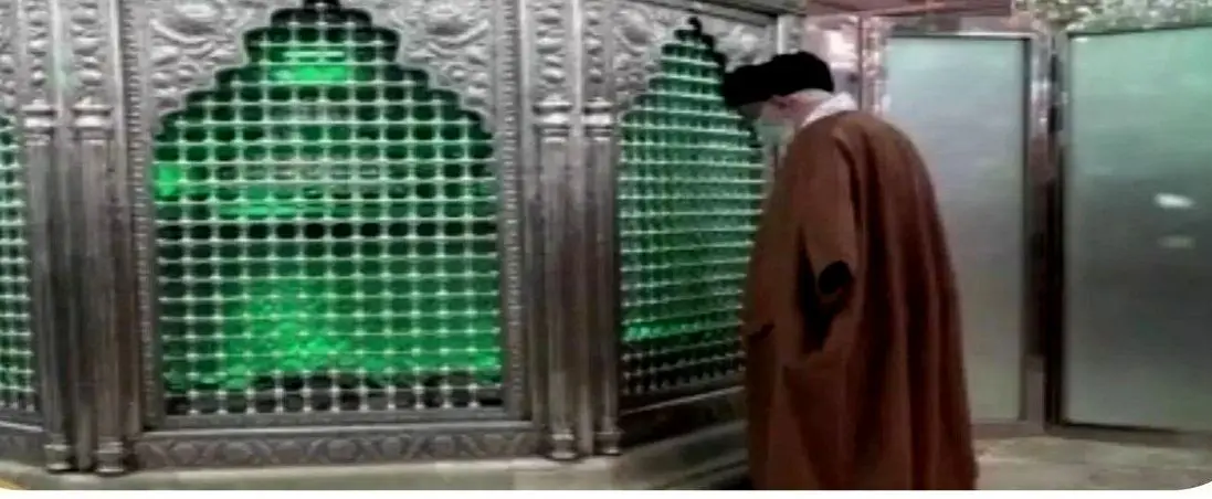 حضور سحرگاهی رهبری در شهر ری + عکس
