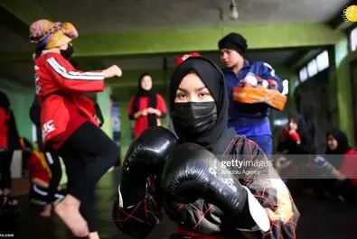 هنر رزمی ووشو دختران افغان