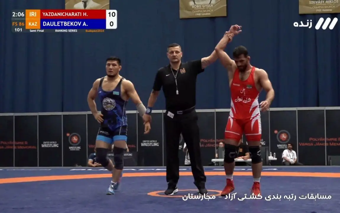 حسن یزدانی مقتدرانه به فینال رسید /ویدئو