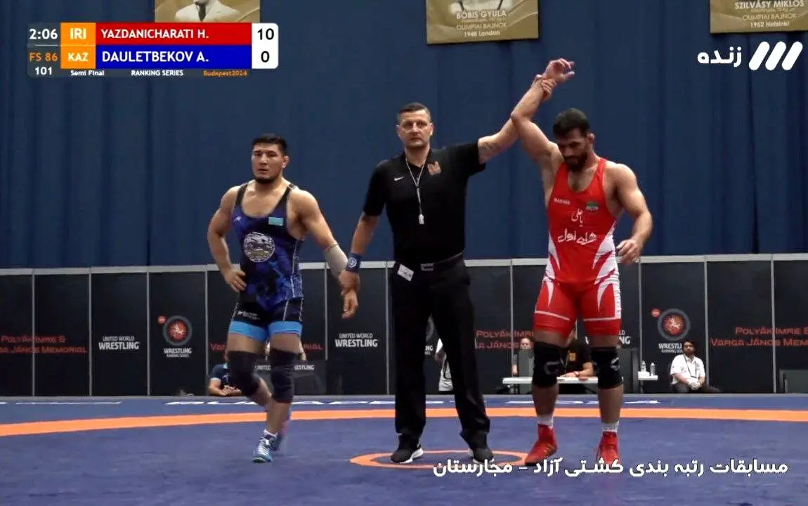 حسن یزدانی مقتدرانه به فینال رسید /ویدئو