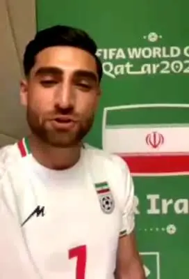 پیام ویدیویی علیرضا جهانبخش قبل از بازی با انگلیس + فیلم