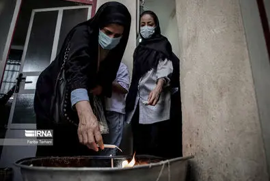 عزاداری بانوانِ نقاب‌زده در «چهل منبر» لرستان