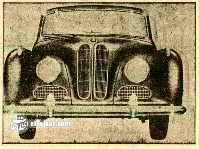 اولین آگهی BMW در ایران+عکس
