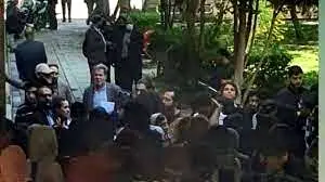 درگیری شدید در دانشگاه تهران سر حجاب
