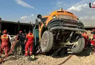 فروریزش زمین در بزرگراه لشکری تهران چند کشته برجای گذاشت