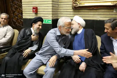 مراسم ترحیم مادر اسحاق جهانگیری