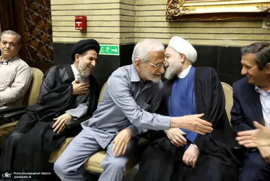 مراسم ترحیم مادر اسحاق جهانگیری