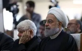 روحانی و پزشکیان در کنار یکدیگر +عکس
