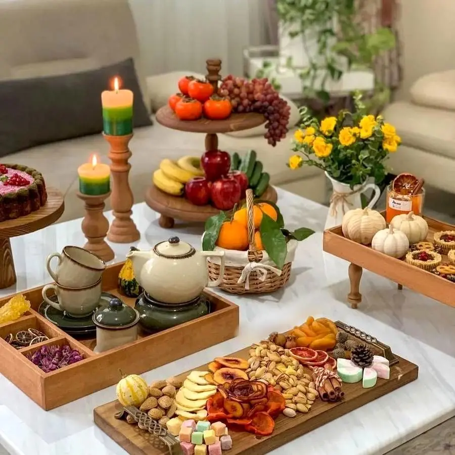 ۸ ایده جذاب و خاص برای تزئین سفره یلدای امسال 