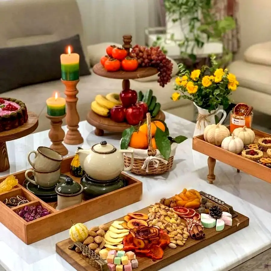 ۸ ایده جذاب و خاص برای تزئین سفره یلدای امسال 