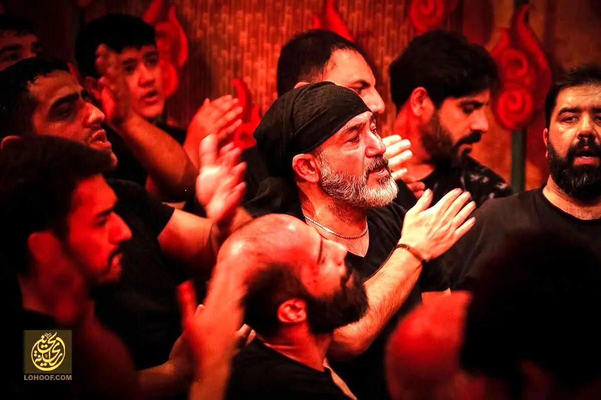 عزاداری مهران غفوریان با قالیباف در یک هیات+عکس