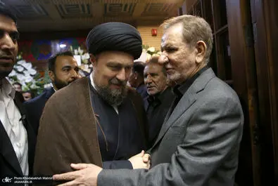 مراسم ترحیم مادر اسحاق جهانگیری