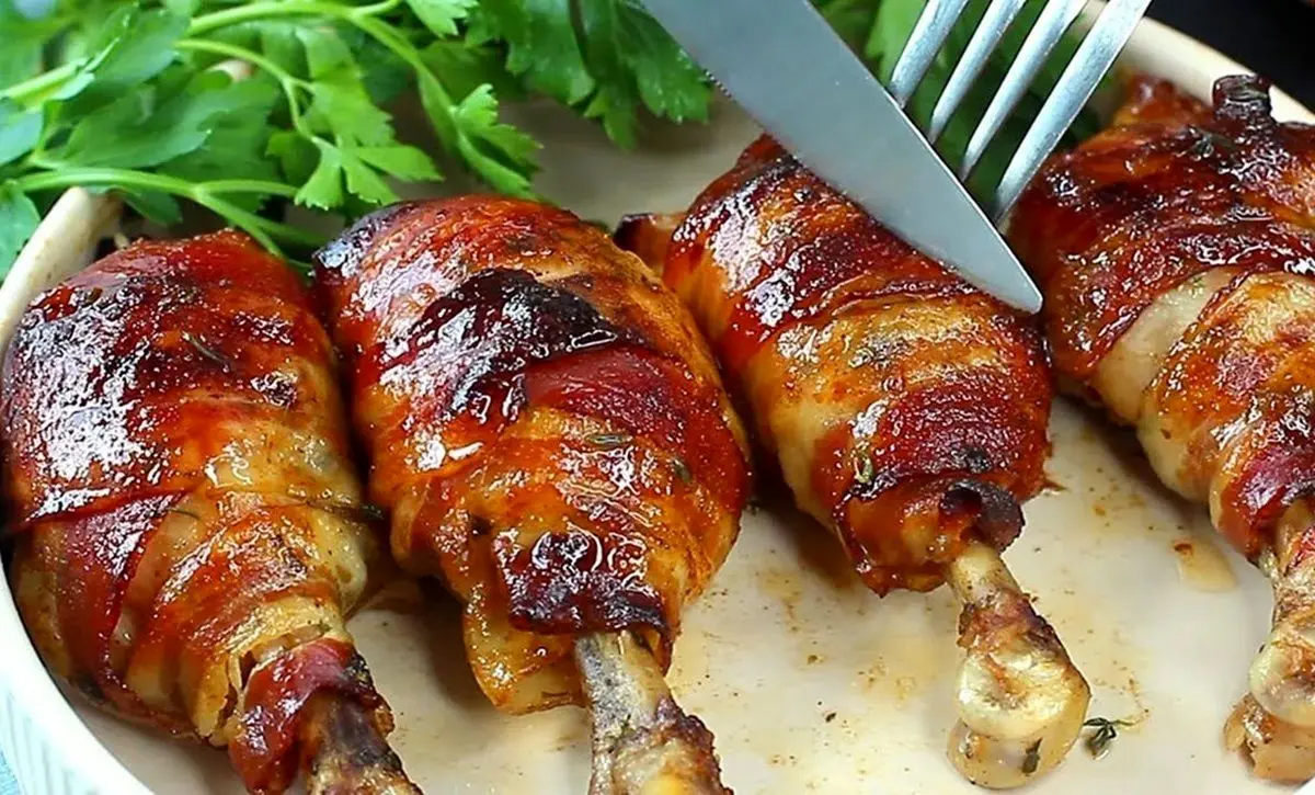 طرز پخت غذای شیک و مجلسی با ران مرغ + فیلم