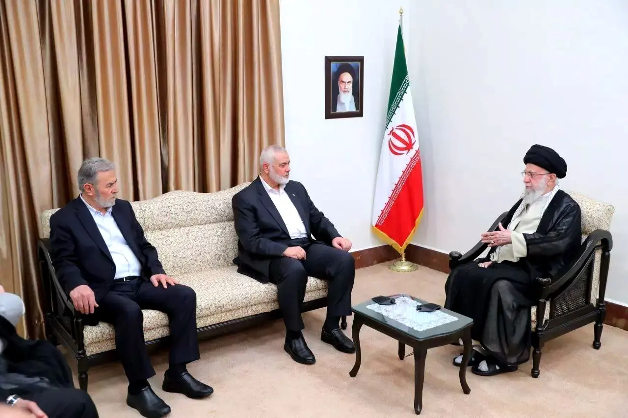 آخرین تصاویر اسماعیل هنیه در دیدار با پزشکیان و رهبری در تهران


