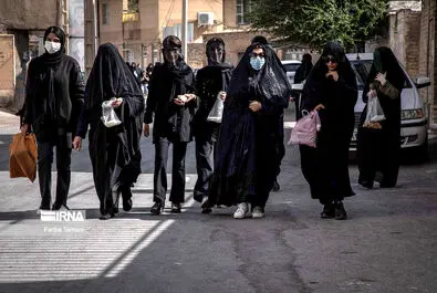 عزاداری بانوانِ نقاب‌زده در «چهل منبر» لرستان